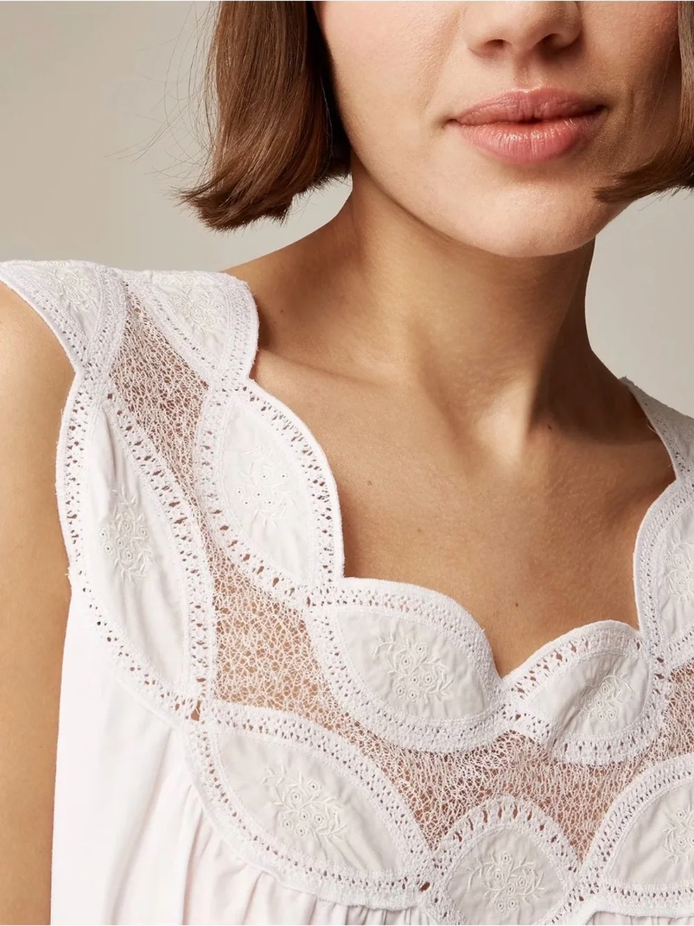 NWT J CREW SWINGY LACE TOP BLACK XS
